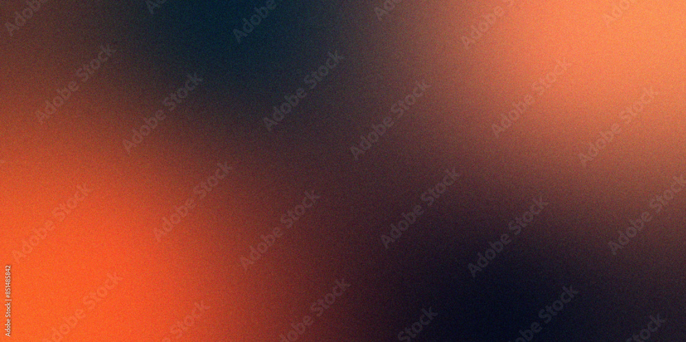 Poster dark grainy texture background yellow orange glowing abstract color gradient. grainy background copy