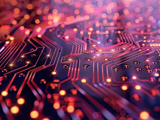 Circuitry lines on digital display