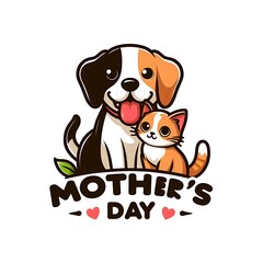 A dog design drawing graphic and cat design drawing graphic with text eyecatching Illustrative accessible realistic Illustrative.