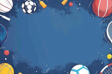 Banner template for national sports day, design template, wallpaper ,poster