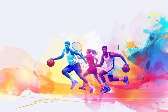 Banner template for national sports day, design template, wallpaper ,poster