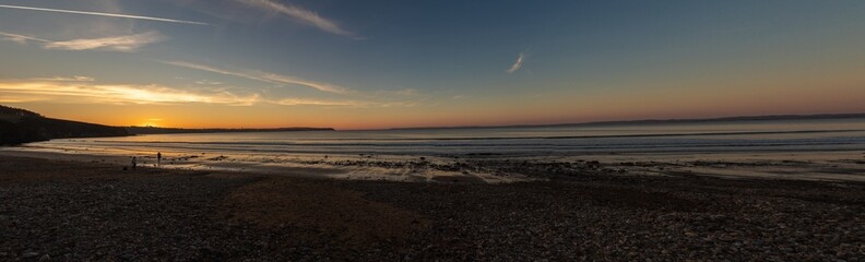 Panorama sur la plage du Ry, Douarnenez, Bretagne, France