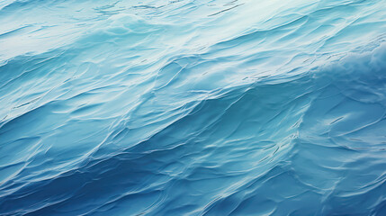 Obraz premium Abstract Ocean Wave Texture. Shades of Blue and Teal in Flowing and Curling Patterns
