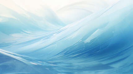 Fototapeta premium Abstract Ocean Wave Texture. Shades of Blue and Teal in Flowing and Curling Patterns