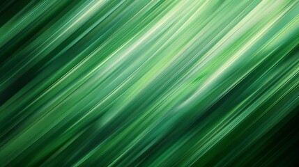 Abstract Green Diagonal Stripes Background