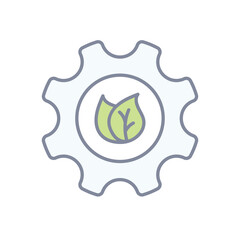 Eco Service vector icon