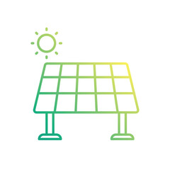 Solar Energy vector icon