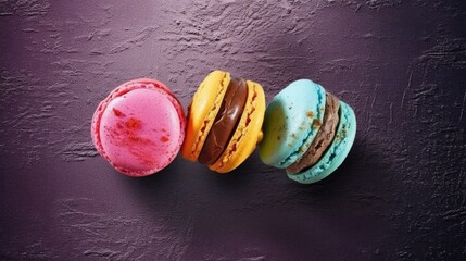 Macaroons background