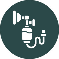 Anesthesia Glyph Circle Icon