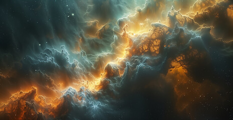 Obraz premium Colorful outer space nebula, space galaxy cloud nebula, stary night cosmos, universe science astronomy, supernova background wallpaper background backdrop