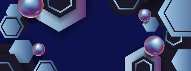 Abstract organic shapes banners, Modern set of colorful abstract banners