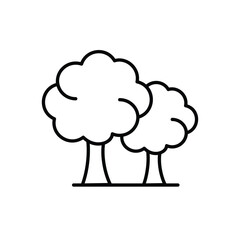 Trees vector icon