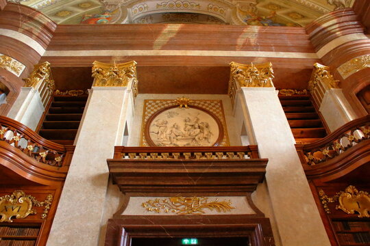 Austrian National Library in Vienna, Austria 