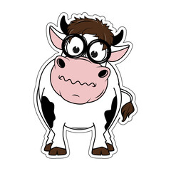 cute cow cartoon