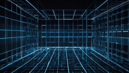 MinimalisticAbstract radial wave background. Lots of colored wave radial lines on purple background with copy space for abstract design on technological, scientific theme