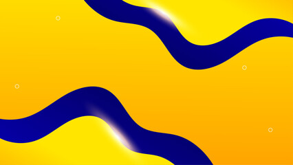 Yellow and blue abstract background template vibrant color gradients