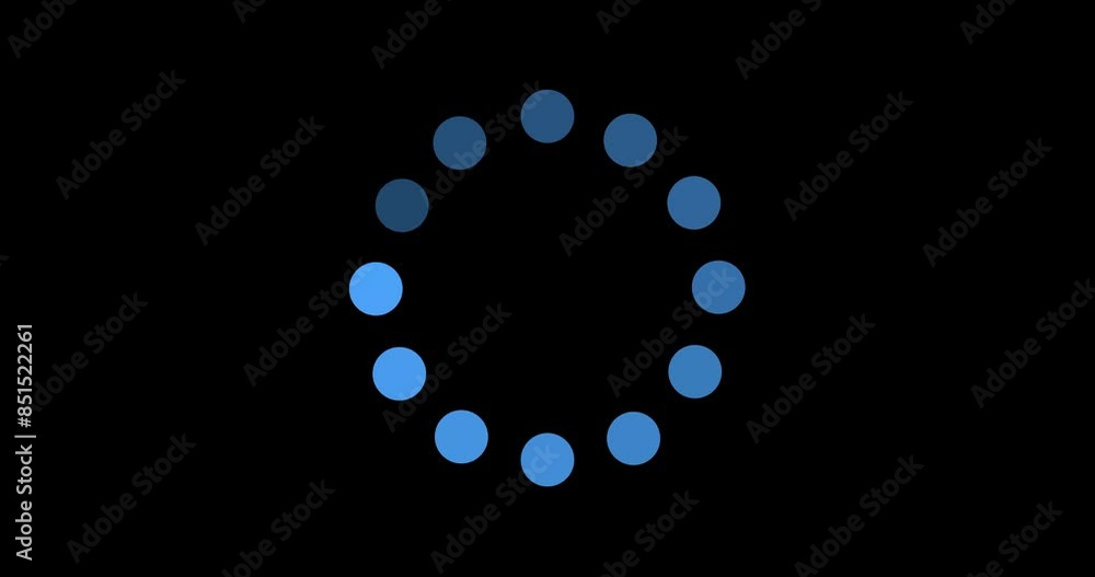 Poster Loading, digital and glowing circle for internet with connectivity issues for website by studio. Light, technology and buffering symbol or icon for virtual download with progress by black background.