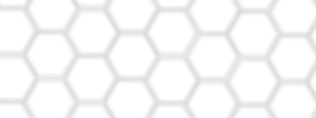 Abstract seamless hexagon pattern background. Abstract hexagon technology design background. Vector Illustration.