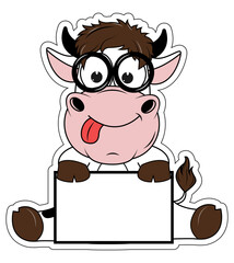cute cow cartoon