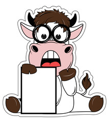 cute cow cartoon