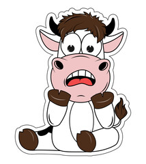 Cute Cow Cartoon