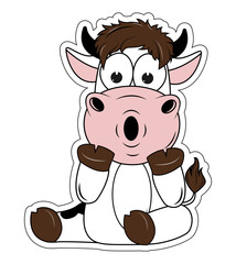 Cute Cow Cartoon