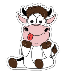 Cute Cow Cartoon