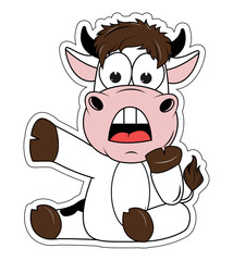 Cute Cow Cartoon