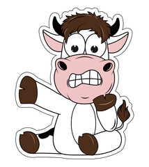 Cute Cow Cartoon