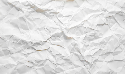 Fototapeta premium Crumpled Paper Texture Background Closeup High-Resolution Abstract Detail for Graphic Design and Artistic Projects