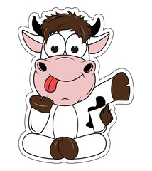 Cute Cow Cartoon