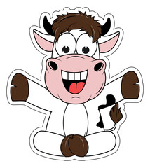 Cute Cow Cartoon