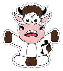 Cute Cow Cartoon