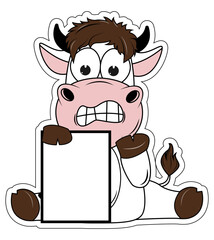 Cute Cow Cartoon
