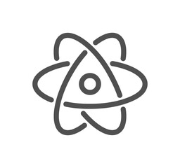 Energy types related icon outline and linear vector.