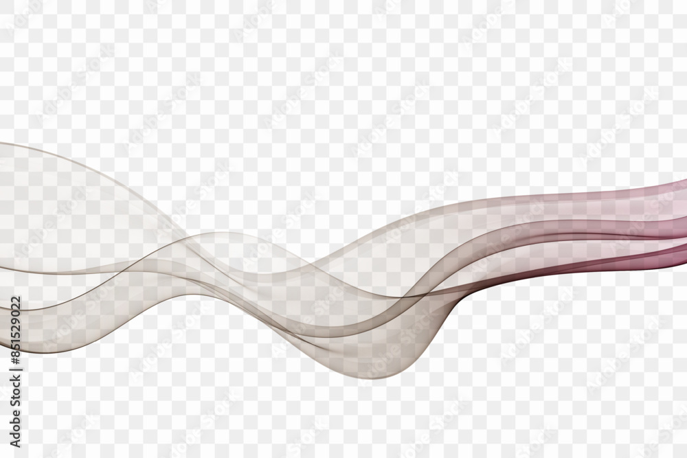 Poster soft gradient smoky abstract wave. flow of wavy lines, design element.