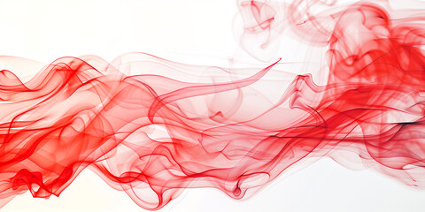 Fototapeta premium illustration of abstract red smoke background