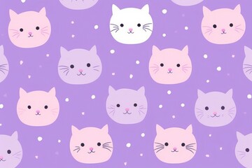 Obraz premium Cat pattern backgrounds animal.
