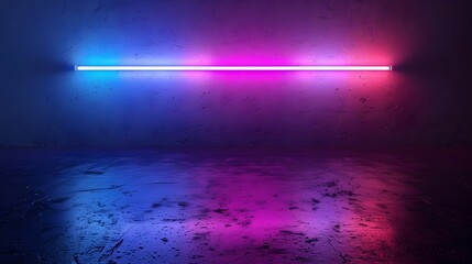 Bright Neon Lights on Dark Background for Youth Oriented Product Presentation