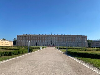 The Royal Palace of Caserta , royal residence in Caserta, southern Italy.