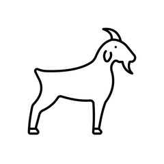 Goat vector icon