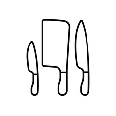 Knives vector icon