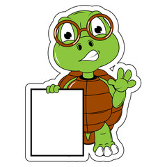 cute turtle animal cartoon