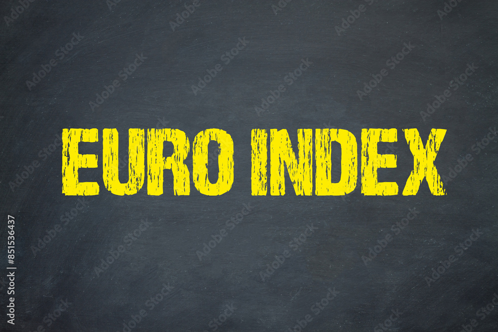 Canvas Prints euro index