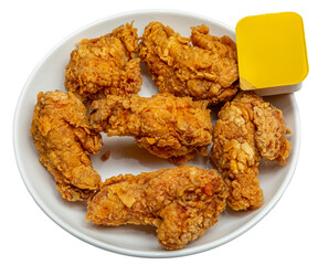 Crispy Fried Chicken with Dipping Sauce