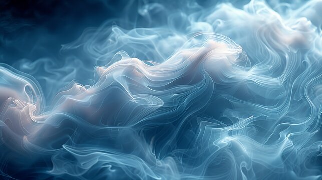 Wisps of smoke swirling in artistic patterns, conveying a sense of mystery and intrigue in photography. Abstract Backgrounds Illustration, Minimalism,