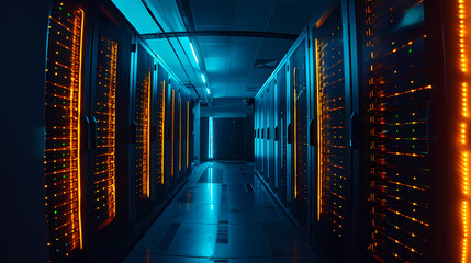 Fototapeta premium Modern data center