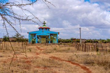South Ethiopia, small orthodox  church in the countryside