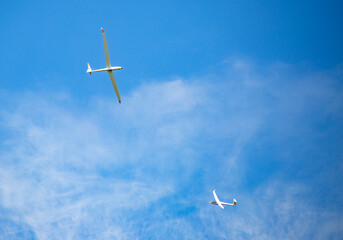 two sailplanes in the air