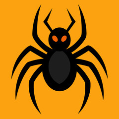 Halloween simple spider icon
